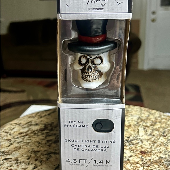 Gemmy • 2022 • Spooky Moods • LED Lightshow • Skeleton Light String • New W/ Box - Picture 3 of 10